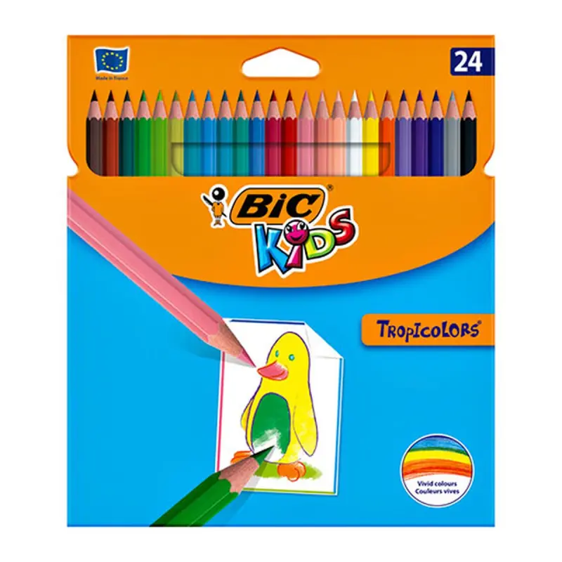 Bic 00-00003975 | Цветные карандаши 24 цвета, упаковка для опта