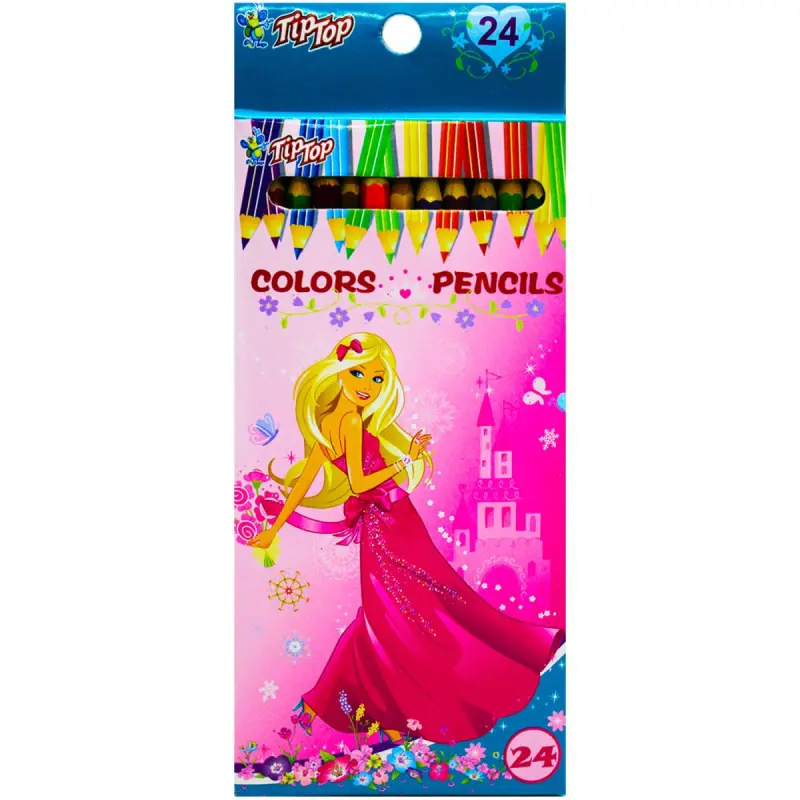 Tip-Top 7024 | Color Pencils 24 Colors