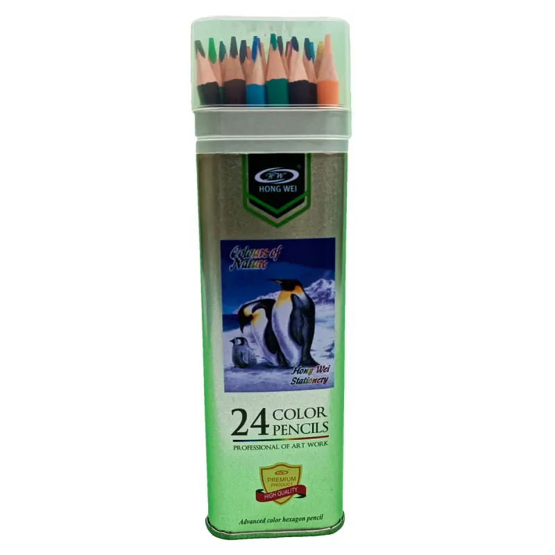 BK BK-00098463 | Color Pencils 24 Colors Metal Box