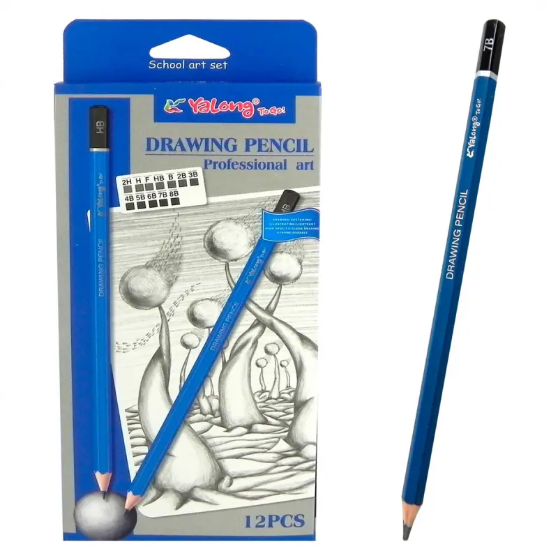 Yalong 201326-12 | Graphite Pencil Set 12 pcs