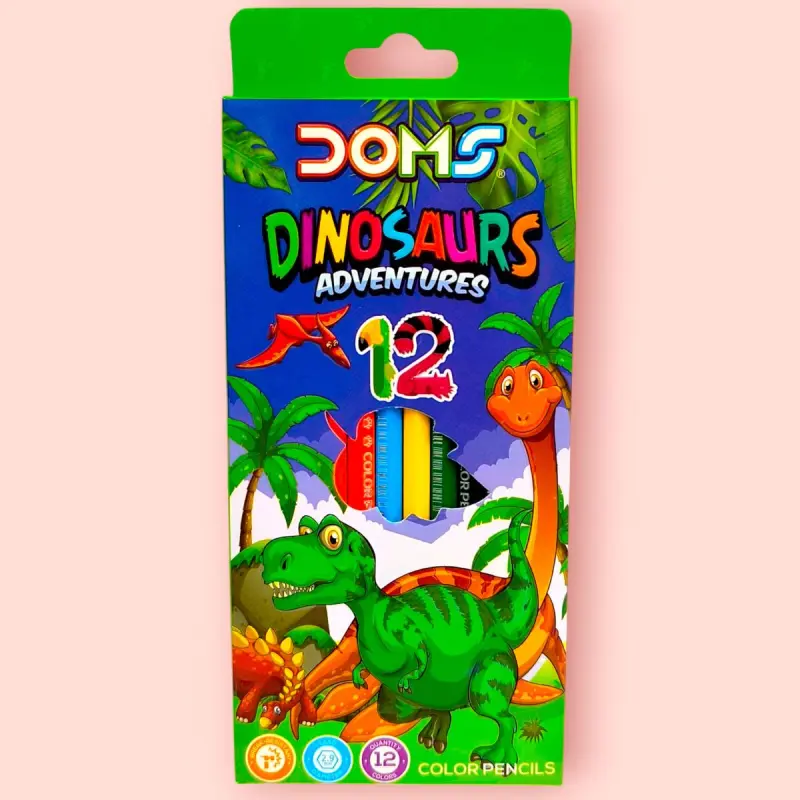 DOMS DM18818-12 | Цветные карандаши 12 цветов в упаковке