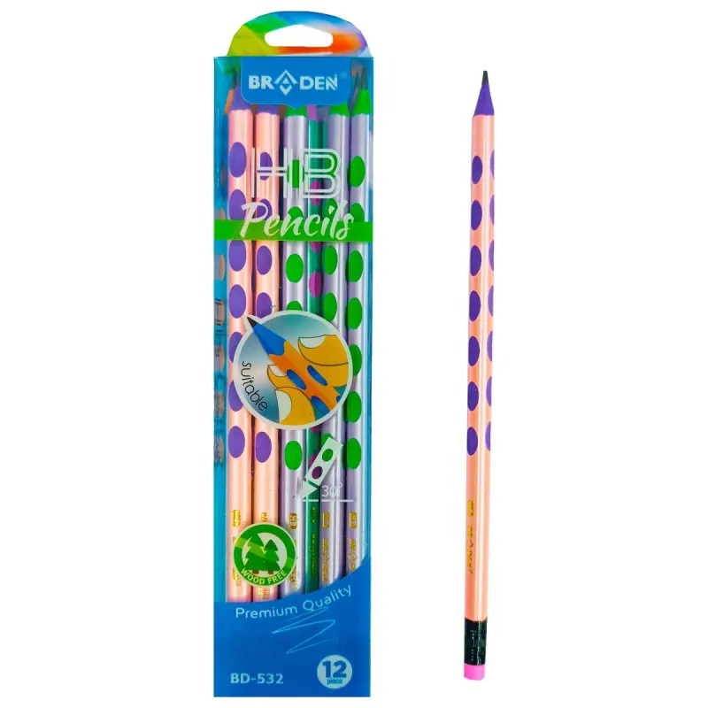 Braden BD532 | Graphite Pencil Standard Bulk