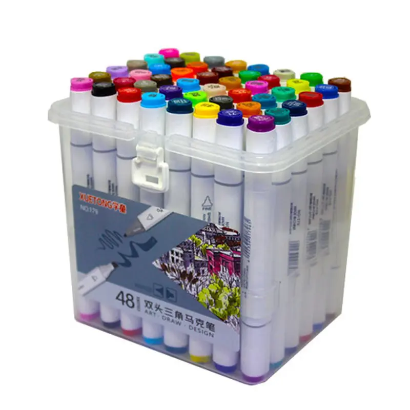 No Brand BK-00050125 | Sketching Marker Set Double-Sided 48 Colors