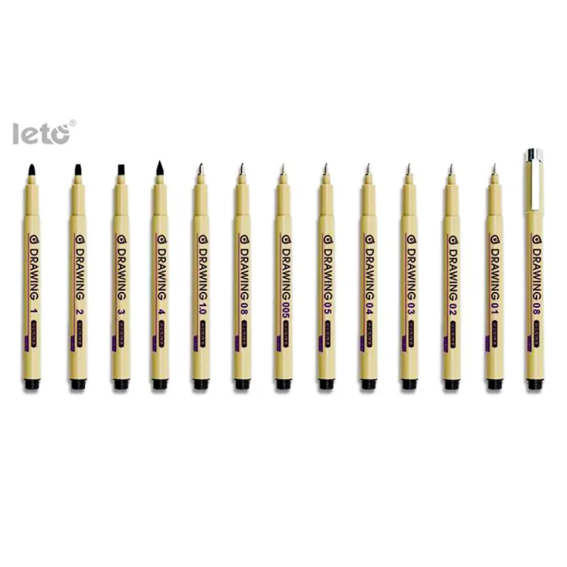 Leto LT-112-12 | Marker Set 12 Colors Quick-Drying