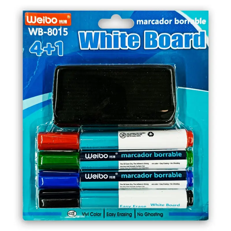 WB BK-00101749 | Маркер для доски со стирателем черный
