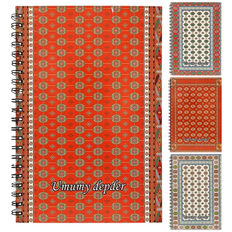 BK BK-00019419 | Depder A4 Gözenekli 100 Sahypa Galyň Spiral Gapak