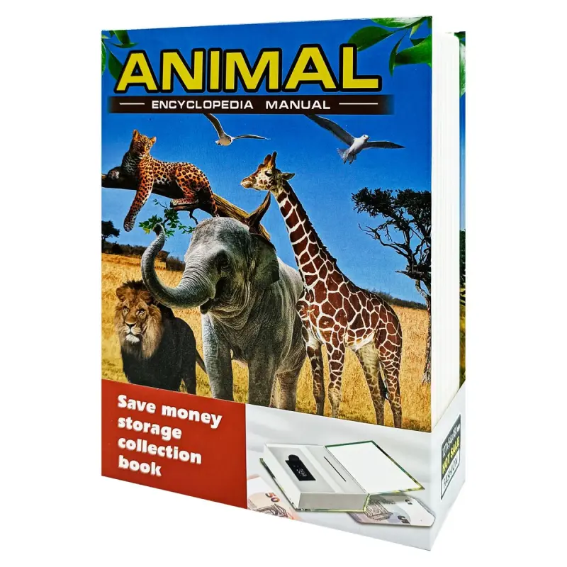 ANIMAL BK-00101635 | Book Safe Steel 127x54x181 mm Hidden Security