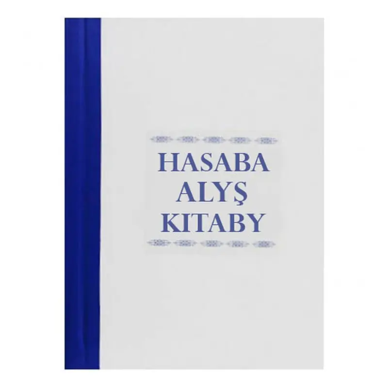 Hasaba Alys Kitaby BK-00040332 | Книга учета A4 80 листов твердая обложка клетка