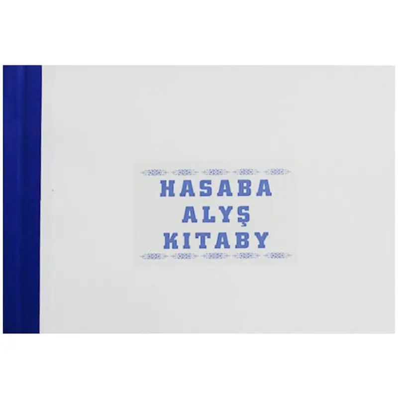 Hasaba Alys Kitaby 00-00005785 | Книга учета А4 горизонтальная 80 листов