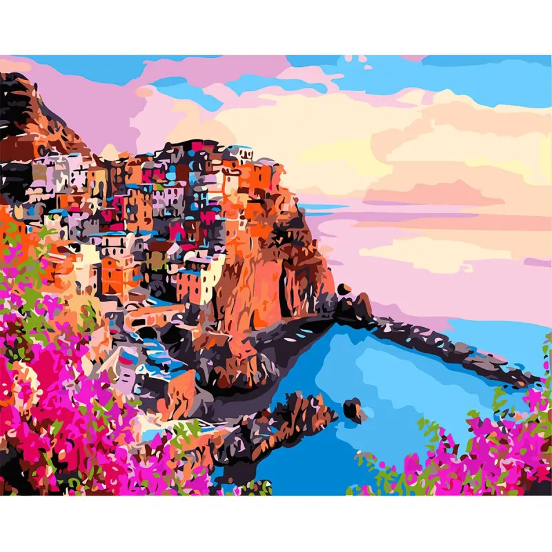 YS YS44935 | Paint by Numbers Kit 40x50 cm Sicily Colors