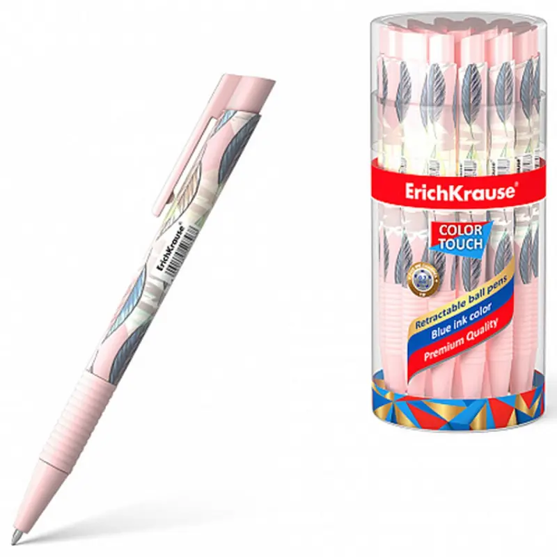 ErichKrause BK-00093972 | Ballpoint Pen Blue Ink Color Tauch Flora