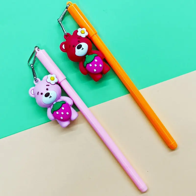 Prikolnaya BK-00098647 | Ballpoint Pen Bear with Strawberry Design