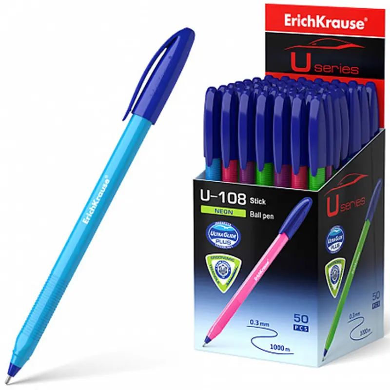 ErichKrause BK-00093952 | Ballpoint Pen Blue Ink 1.0 mm Ultra Glide