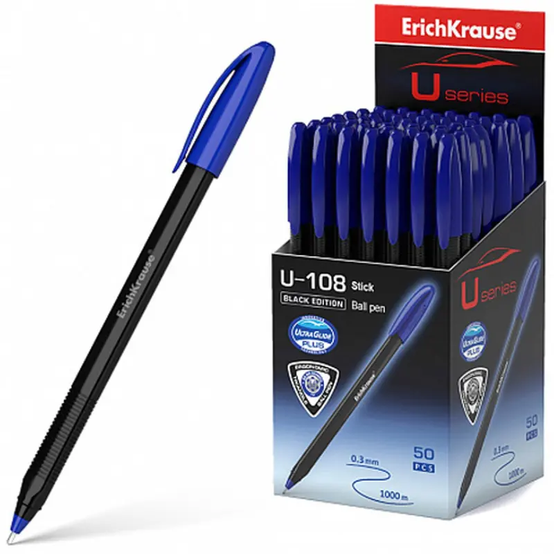 Erichkrause BK-00093958 | Шариковая ручка 1.0 мм Ultra Glide синие чернила