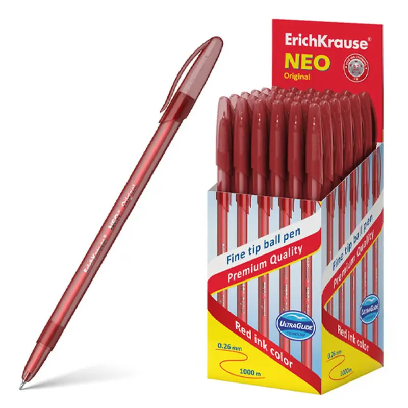 ErichKrause BK-00047382 | Шариковая ручка красные чернила