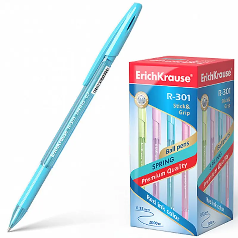 Erich Krause BK-00093976 | Шариковая ручка 0,7 мм синяя с эргономичной зоной захвата