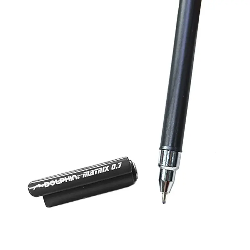 Dolphin BK-00098176 | Ballpoint Pen Black Reliable Bulk Office Supply
