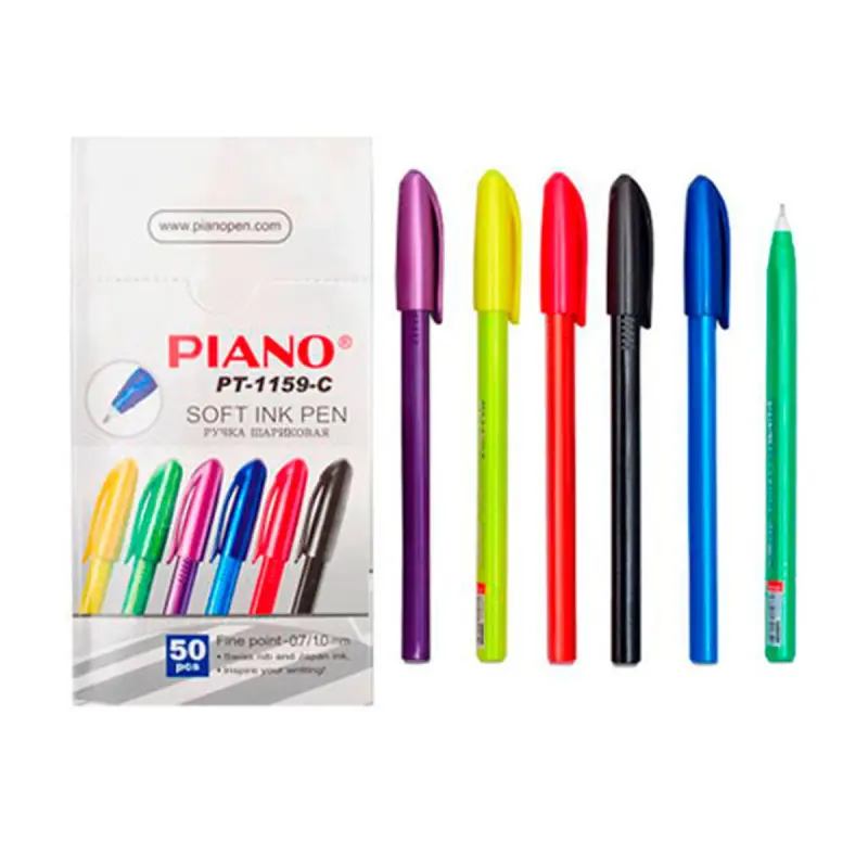 Piano PT1159 C | Шариковая ручка 0.7 мм Плавное письмо
