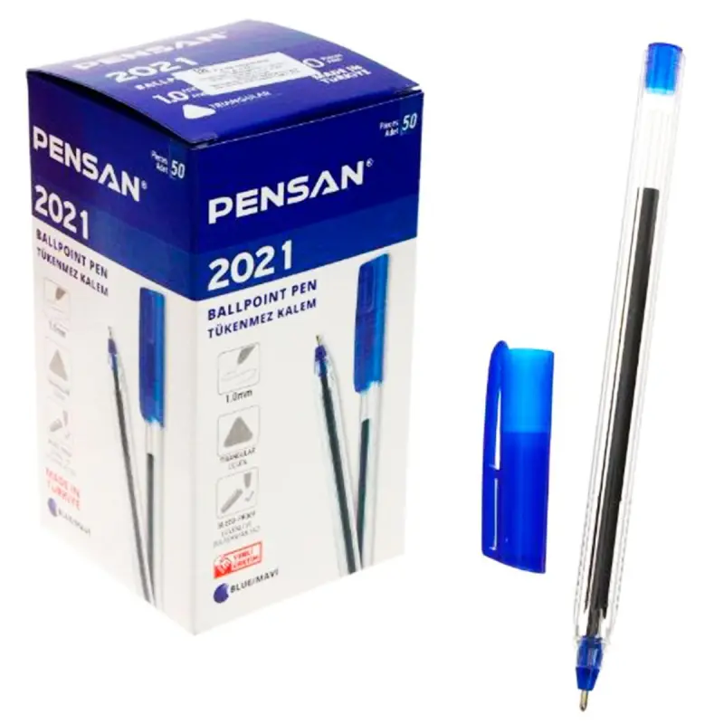Pensan BK-00049340 | Шариковая ручка 1мм для быстрой и четкой записи
