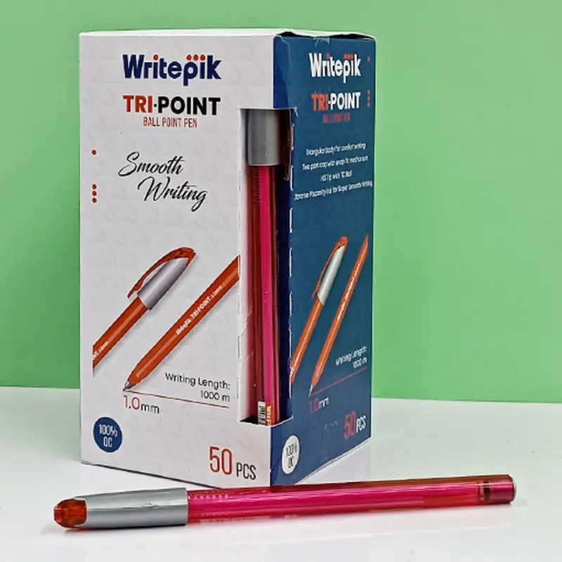 Writepik TRI-POINT BK-00098161 | Шариковая ручка красная 1,0 мм