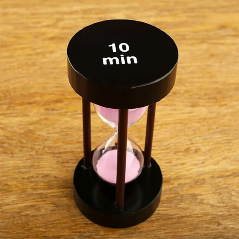 BK BK-00096449 | Hourglass Timer Wooden 10 Minutes
