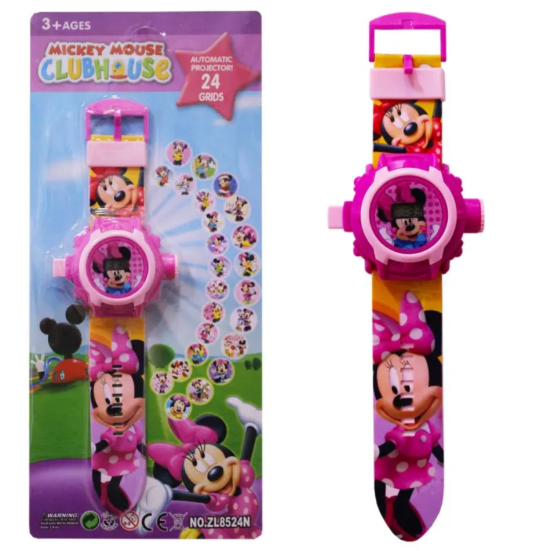 Mickey Mouse 8524N | Детские часы с легким циферблатом