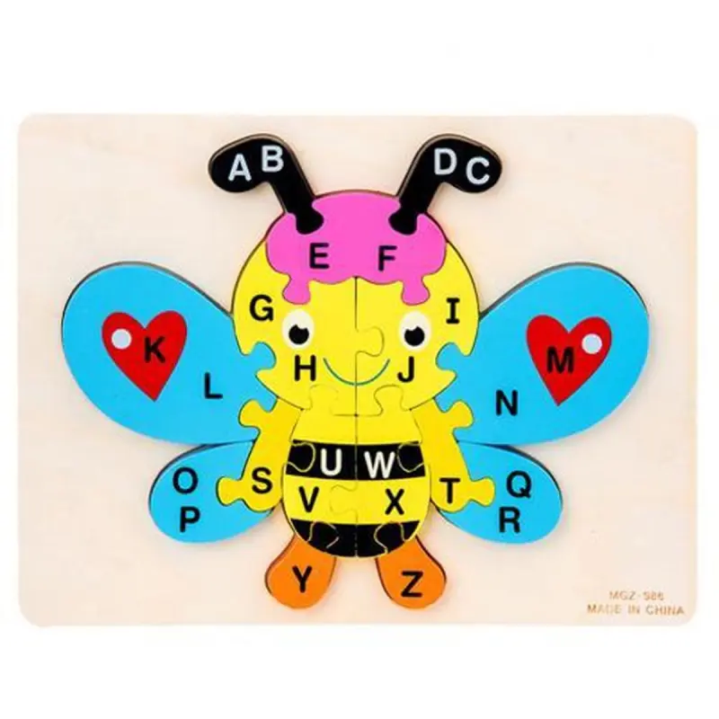 MGZ MGZ-986 | Wooden Puzzles for Children Durable Natural Wood