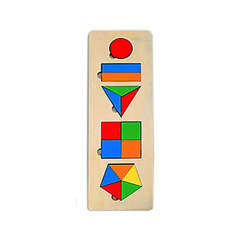 BK-00081571 | Wooden Puzzle for Kids Geometric Shape 29.5x10 cm