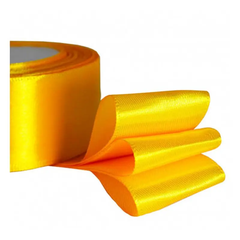 BK-00033962 | Satin Ribbon 4cm x 1m Yellow