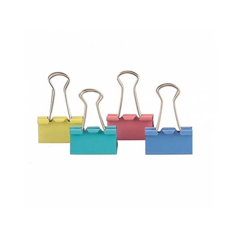 BK BK-00022895 | Colored Binder Clip 25 mm Steel Assorted Colors