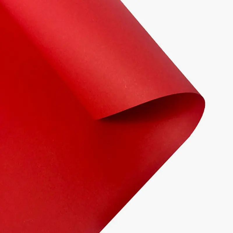 Ватман BK-00099208 | Цветная бумага 50x70 см 160 г/м² Ярко-красная