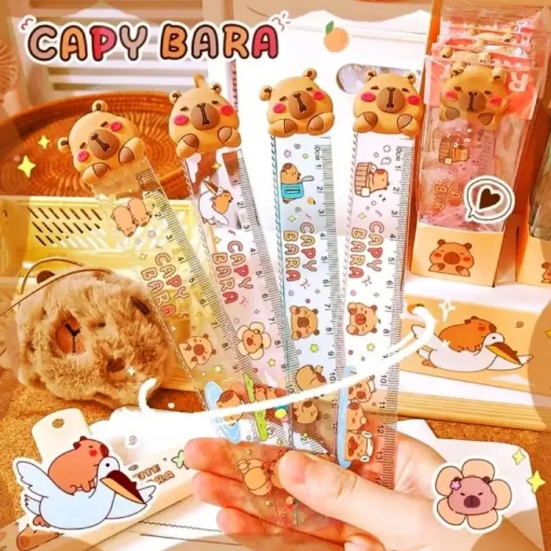 Capybara BK-00101706 | Линейка 15 см пластиковая