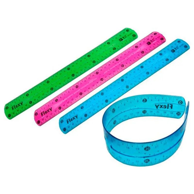 XLPQ 8030 | Flexible Ruler 30 cm Durable Plastic