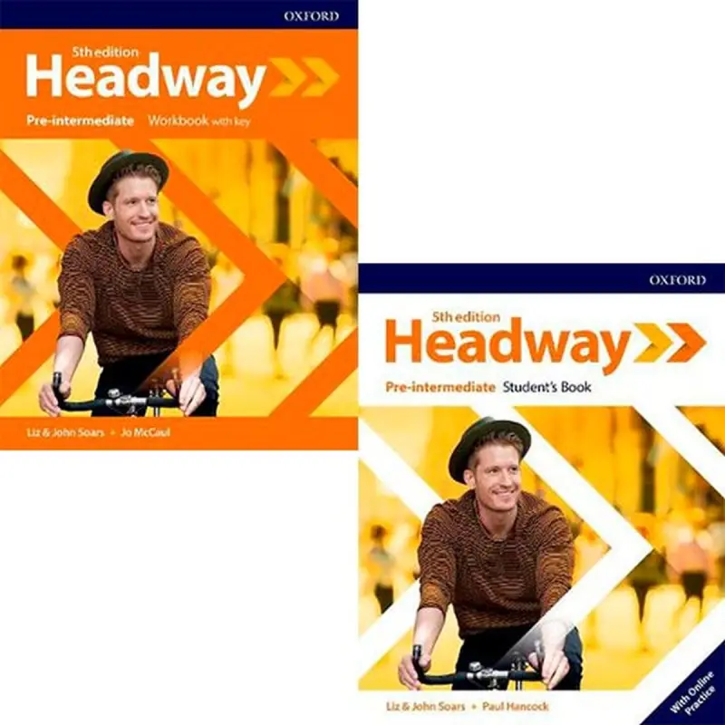 Oxford BK-00036931 | English Learning Set Headway 5 Pre-Intermediate Student & Workbook