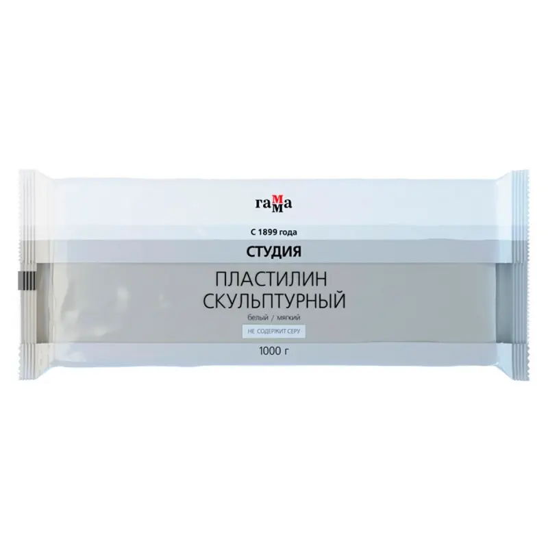 Gamma BK-00098387 | Sculptural Clay White Soft 1000 g