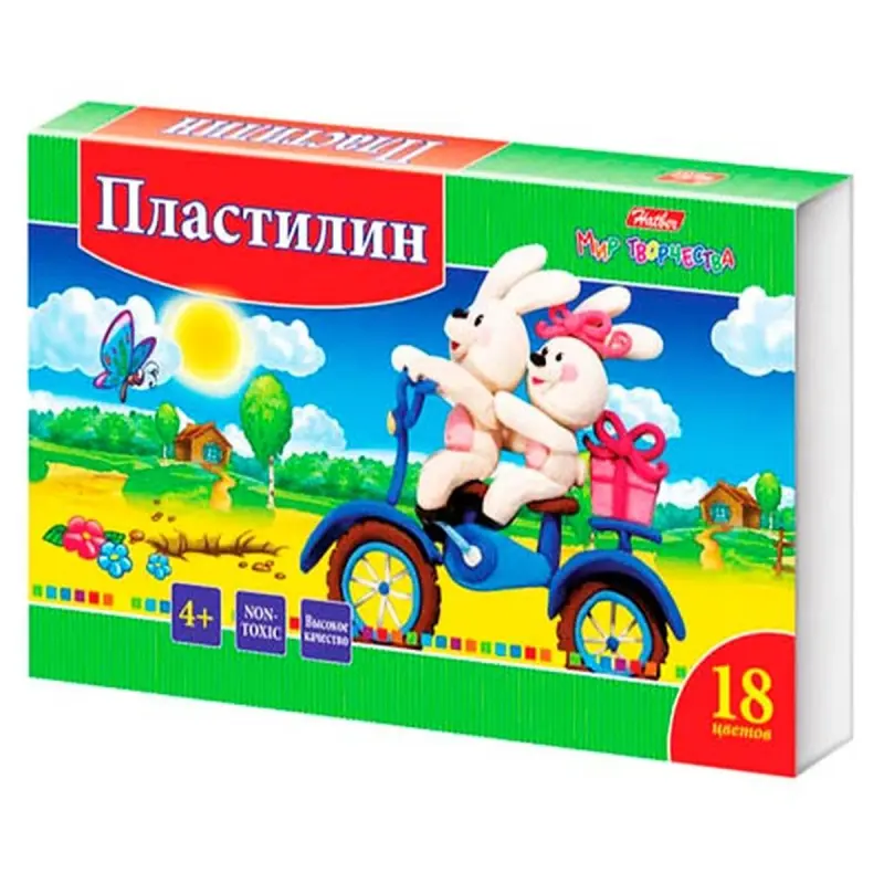 Hatber BK-00017075 | Пластилин 18 цветов