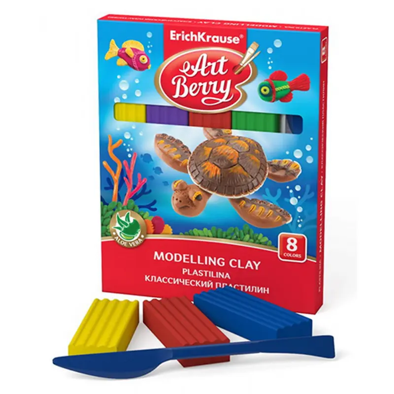 ErichKrause BK-00081827 | Modeling Clay 8 Colors with Aloe Vera