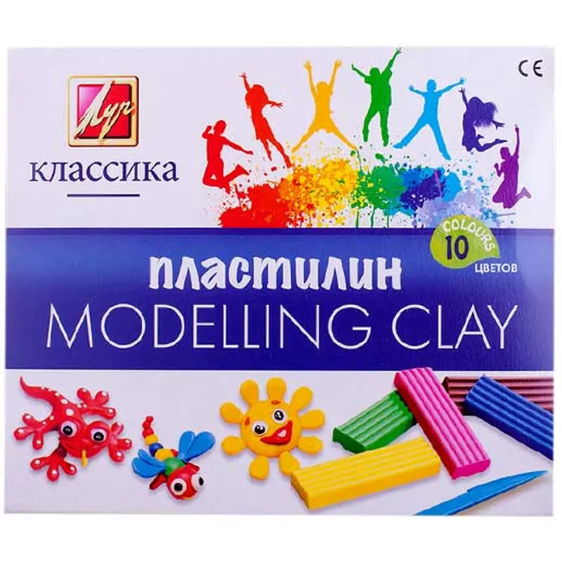 Луч BK-00022696 | Пластилин 10 цветов