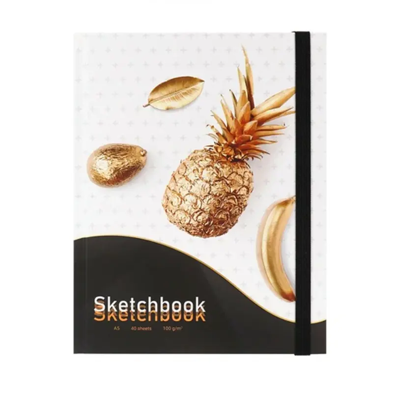 Golden Fruit BK-00085547 | Sketchbook A5 40 Sheets Elastic Band