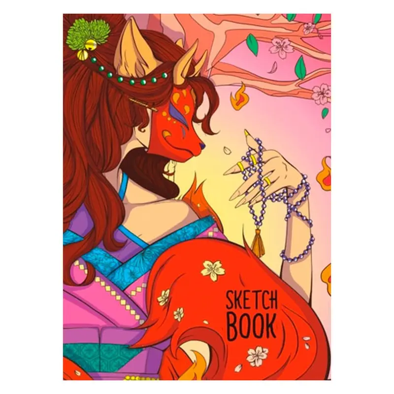 Anime BK-00082657 | Скетчбук Лиса Аниме 80 листов