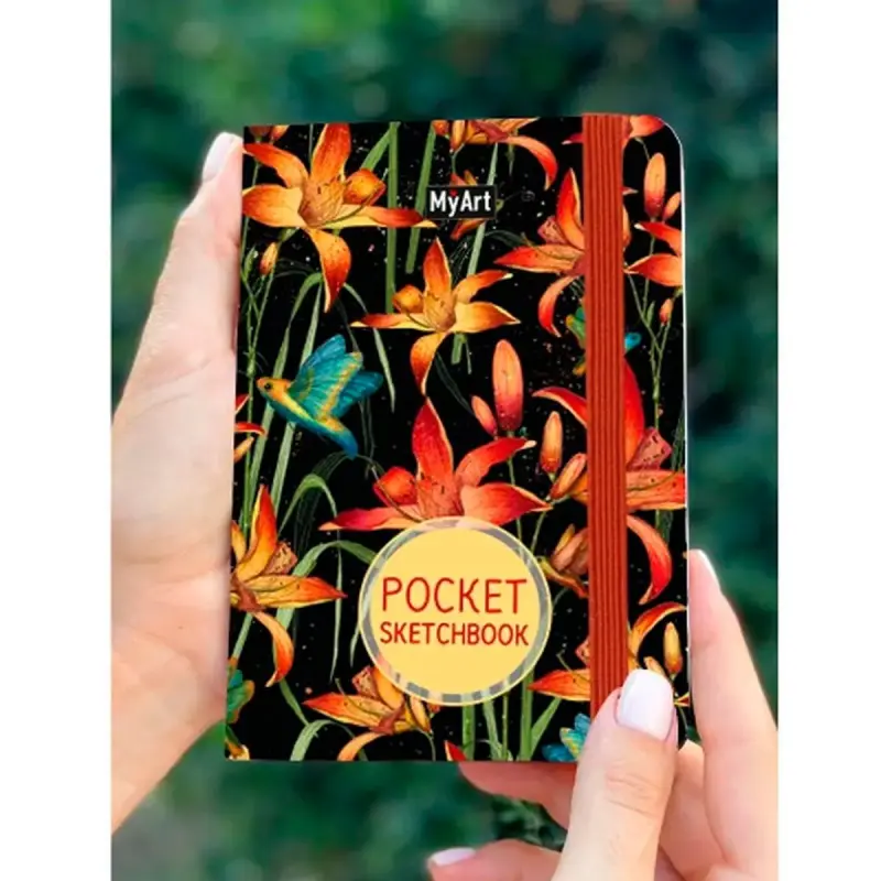 MyArt BK-00085738 | Pocket Sketchbook Lilies Compact Size