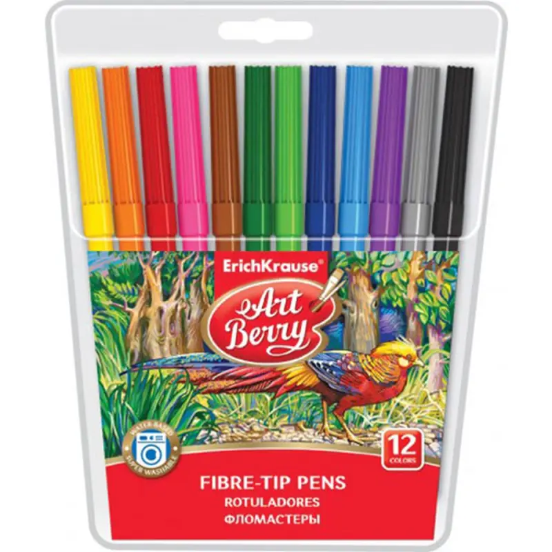 ErichKrause 33050 | Flomaster 12 reňk Art Berry