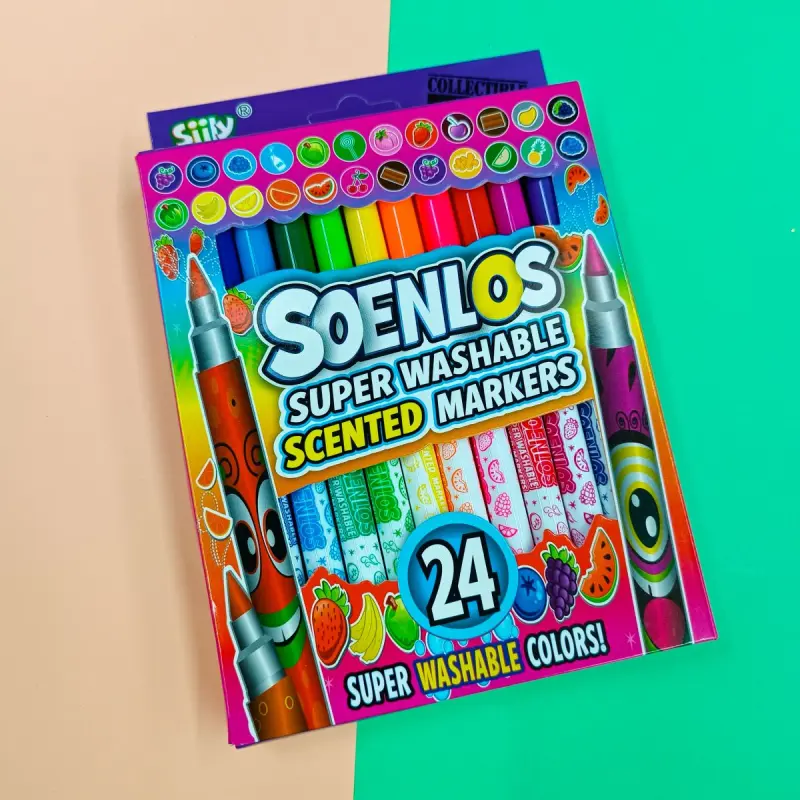 Silly Scents BK-00098611 | Фломастеры 24 цвета, нетоксичные