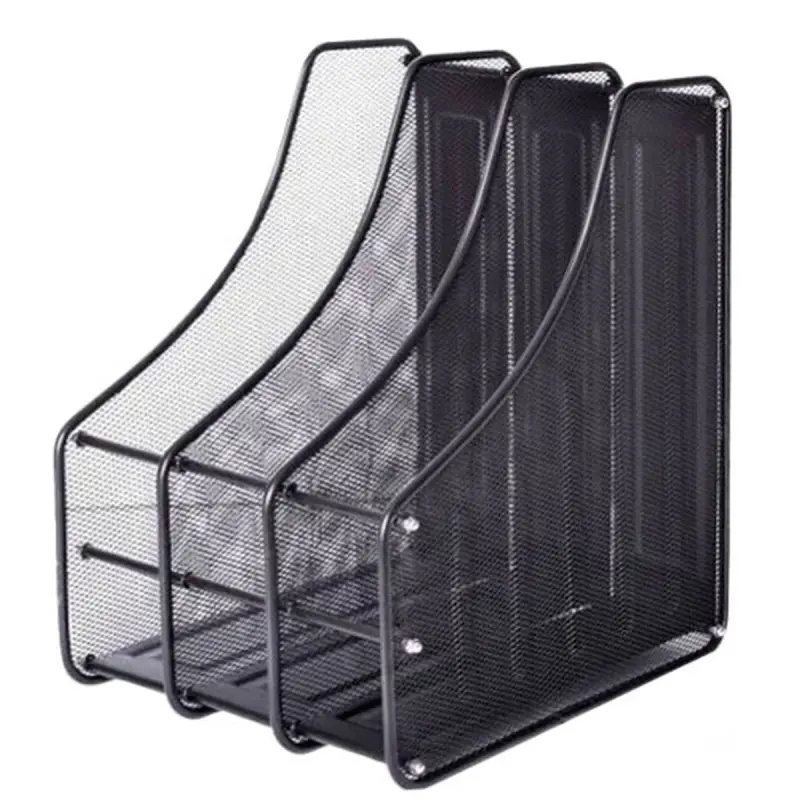BK-00046968 | Vertical Metal Mesh Tray 3 Compartments