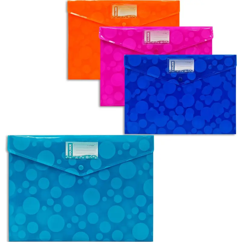TRANBO C325F | Zipper Folder A4 Durable Polypropylene