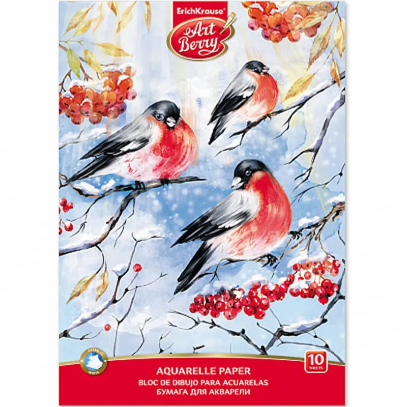 Aryberry BK-00093933 | Akwarel Çyzgy Albomy A4 Ýelimli 10 Sahypa