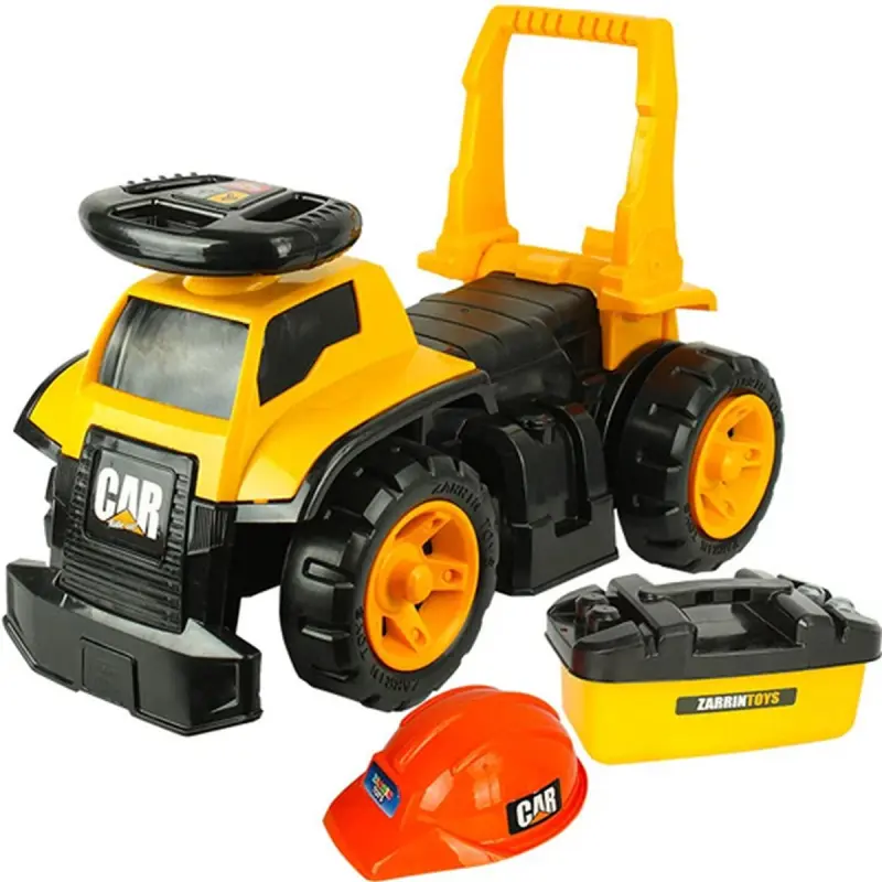 Zarrin Toys BK-00085009 | Игрушечный грузовик + каска из прочного пластика