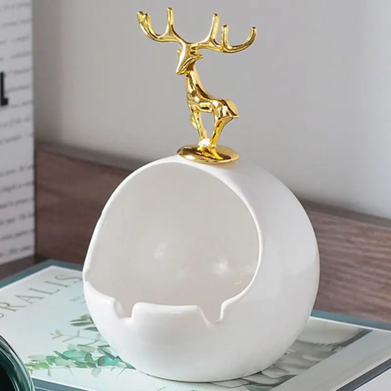 Олень BK-00094395 | Ceramic Ashtray Deer Motif