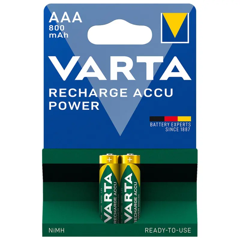 Varta BK-00084815 | AAA Batteries 800 mAh 2-Pack