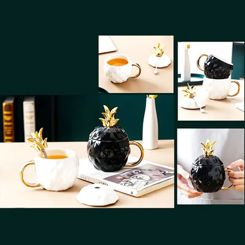 Анана́с BK-00081479 | Glass Mug Pineapple Motif